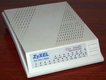 ZyXEL Elite 2864ID ISDN/V.34/FAX/Voice Modem BZT A117-34FF