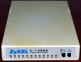 ZyXEL U-1496E V.32b/FAX/Voice Modem FCC-ID: I88U1496E