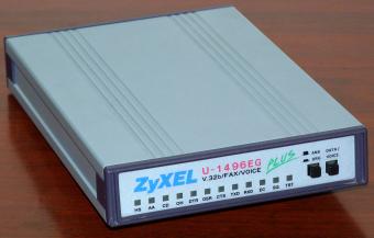 ZyXel U-1496EG Plus V.32b/Fax/Voice Modem BZT A105-476D