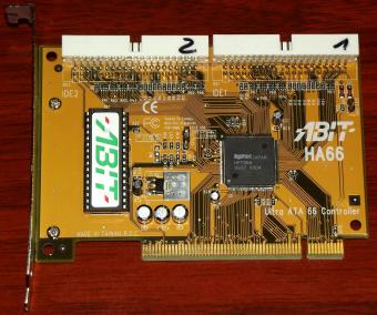 Abit HA66 IDE Ultra ATA-66 Raid Controller HighPoint HPT366 PCI 1999
