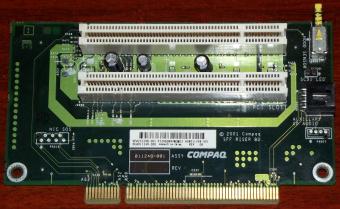 Compaq EVO SFF PCI Riser Card SP: 252298-001 AS: 011248-001 Hood Sensor 2001