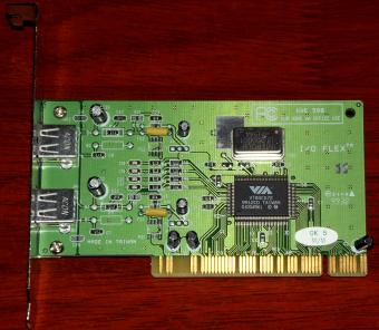 Dual USB PCI Karte Koutech KWE-580 VIA VT83C572 Chip 1999