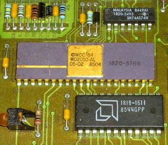 Hewlett Packard 5061-2825 SCSI-Controller HP BIOS 1987, WDC '84 WD2010-AL, AMD 1818, Motorola 1820