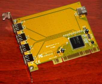 Sunix's 1074NC 5-Port USB 2.0 PCI Karte NEC D720101GJ Chipsatz