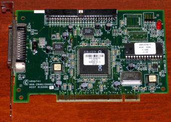 adaptec AHA-2940/2940U Assy: 916506-01 AHA-2940S76 W/Auto BIOS v1.23 Red LED FCC-ID: FGTAHA2940 PCI 1996