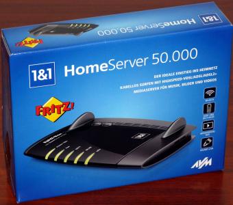 1&1 HomeServer 50.000 baugleich AVM FRITZ!Box 7360 SL, ADSL2+, DECT, 450Mbit WLAN, Gigabit Ethernet Router