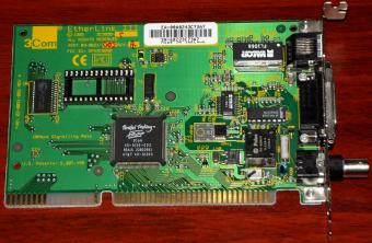3Com EtherLink III 3C905B-C 10Mbps ISA BNC NIC 1995