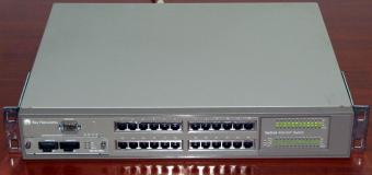Bay Network BayStack 450-24T Switch Model: AL2012A14 Part-Nr.: 300798-A Rev. 19 inkl. 100Base-FX Uplink Expansion-Module 400-2FX MDA 1998