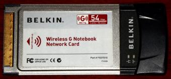 Belkin F5D7010 54G-Wlan PCMICIA Karte