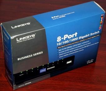 CISCO Linksys SD2008 Business Series 8-Port 10/100/1000 Gigabit Switch