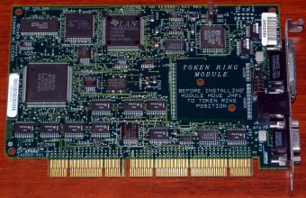 Compaq Toshiba Token Ring Module, Ti LAN TMS380C26PQL, Assembly No: 003383-001 Board No: 003384-001 EISA USA 1993