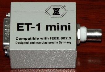 ET-1 mini Ethernet BNC Transceiver Germany