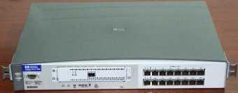Hewlett Packard ProCurve Switch 1600M HP J4120A 16-Port 100Base-T, inklusive100/1000Base-T Module HP J4115B