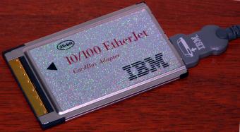 IBM 10/100 EtherJet 32-bit CardBus Adapter, PC-Card PN: 08L3148 FRU: 08L3160