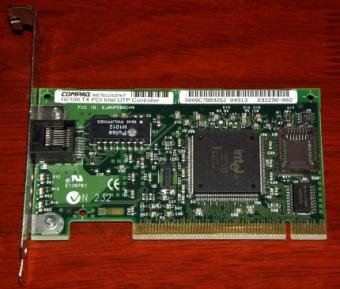 Intel EtherExpress Pro100+ FCC-ID: EJMNPDBACH4 Compaq Netelligent NIC 1998