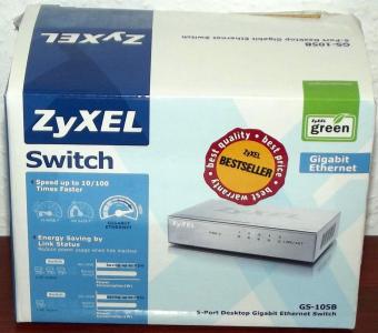 ZyXEL GS-105B 5-Port Gigabit Ethernet Switch