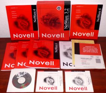 3x Novell NetWare 3.2 Enhancement Packs CD-ROM Media & Handbücher OVP Ireland