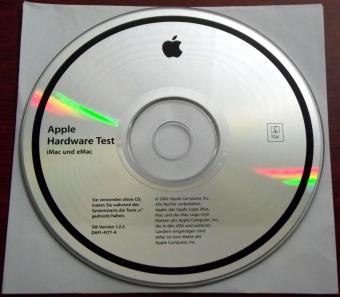 Hardwaretest für iMac und eMac - SW Version 1.2.2 Apple 2002