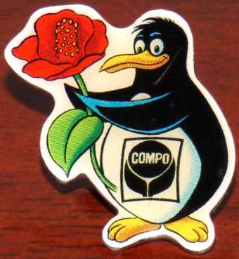 Compo Rose Penguin Tux Ansteckpin