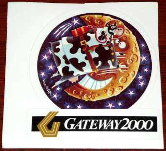 Gateway 2000 Werbe Aufkleber 4
