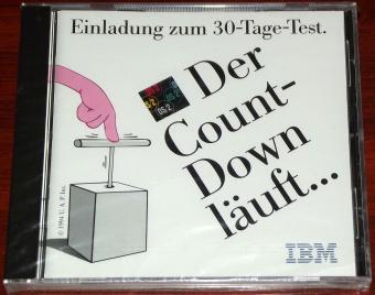 IBM OS/2 Der Count-Down läuft Einladung zum 30-Tage-Test 1994