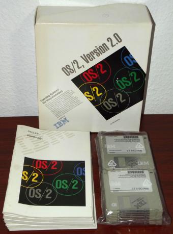 IBM OS/2 Version 2.0 auf 3,5