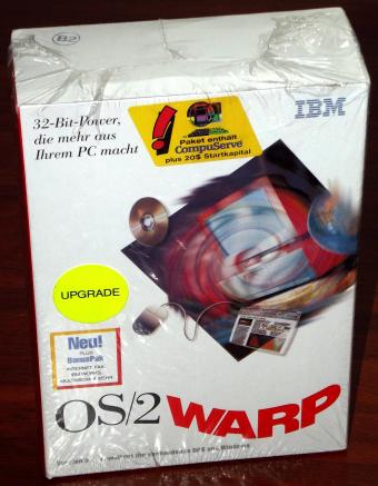 IBM OS/2 Warp Upgrade inklusive BonusPak NEU & OVP 1995