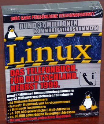 Linux Das Telefonbuch für Deutschland Herbst 1999 OVP/NEU