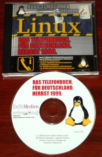 Linux Telefonbuch Deutsche Telekom 1999
