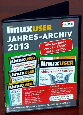 LinuxUser Jahres-Archiv DVD 2013