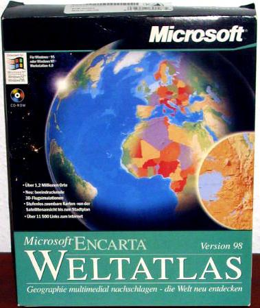 MIcrosoft Encarta Weltatlas 98