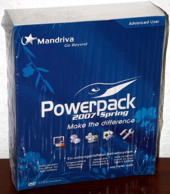 Mandriva PowerPak 2007 Spring - Kernel 2.6.17, 320S. Handbuch, Double-Layer DVD, OVP
