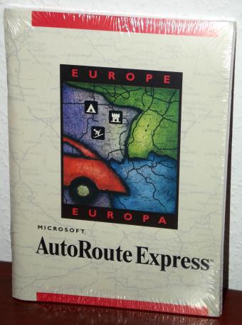 Microsoft AutoRoute Express Europe / Europa OVP