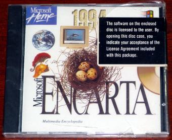 Microsoft Encarta 94 Multimedia Enzyklopädie OVP/Neu 1994