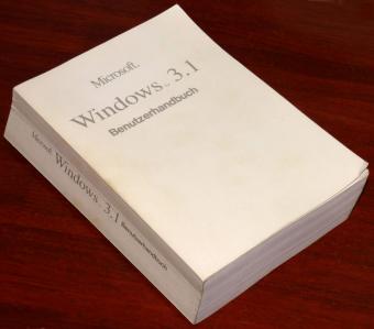 Microsoft Windows 3.1 Benutzerhandbuch 1992 inkl. Rechnung