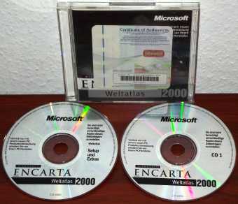 Microsoft Encarta Weltatlas 2000 OEM