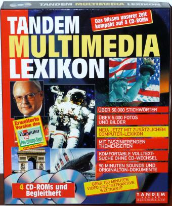 Tandem Multimedia Lexikon - 4 CD-ROMs und Begleitheft 1997
