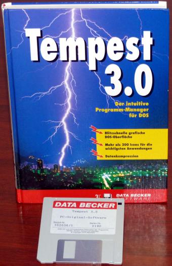 Tempest 3.0 Programm-Manager für DOS 3,5