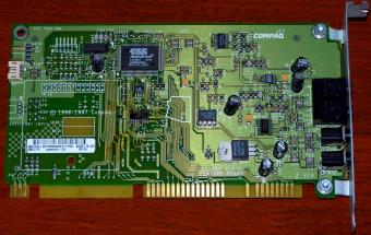 Compaq ES1868 Audio Feature Board Model X071 ESS AudioDrive ES1868F FCC-ID: CNT75MXZ47 SP: 278792 AS: 007175-001 ISA USA 1997