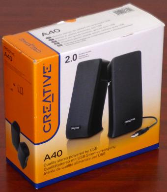 Creative A40 2.0 USB Boxen
