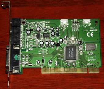 Labway XWave 4000 - Avance Logic Inc. ALS4000 Chipset PCI Soundkarte