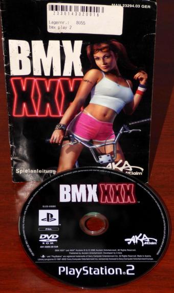 BMX XXX PlayStation PS2 Game inkl. Spielanleitung Z-Axis/AKA Acclaim 2002
