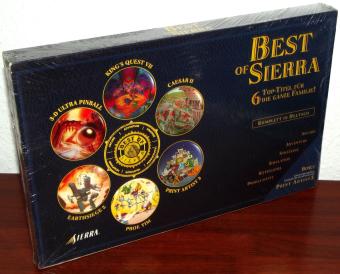 Best of Sierra - 6 Top Titel, 3D Ultra Pinball, Caesar II, Earthsiege II, Print Artist 3, Prof. Tim, Kings Quest VII