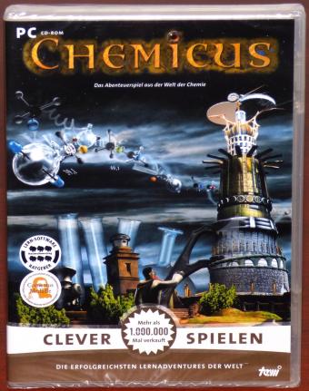 Chemicus Abenteuerspiel Chemie Lernadventure PC CD-ROM tewie/BrainGame GmbH OVP/NEU 2007