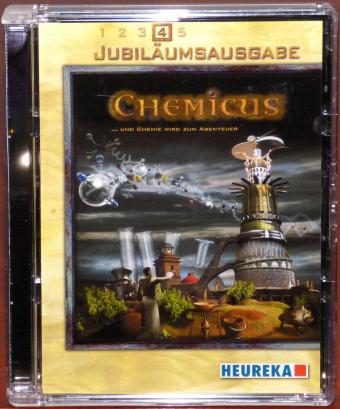 Chemicus Lernadventure Chemie limitierte Jubiläumsausgabe 4 für PC/Mac-OS auf 2 CD-ROMs inkl. Lösungsweg ISBN-3-12-135086-2 bvm/Heureka-Klett Verlag 2004