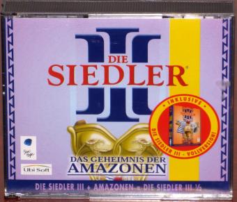 Die Siedler III Das Geheimnis der Amazonen 4 PC CD-ROMs Blue Byte/UbiSoft 2001