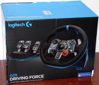 Logitech G29 Driving Force Racing Whell, Force Feedback Leder-Rennlenkrad für PS3/PS4 & PC OVP
