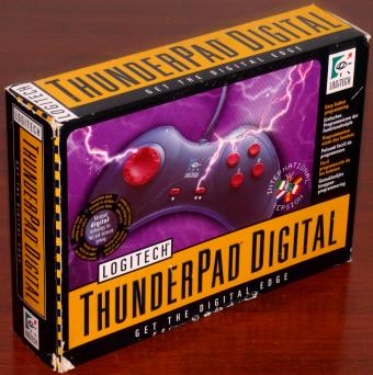 Logitech Thunderpad Digital 8-Button Gamepad/Game Controller for Gameport FCC-ID: DZLBATMAN in OVP