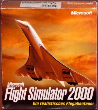 Microsoft Flight Simulator 2000 Ein realistisches Flugabenteuer Concorde, Boeing, Cessna, 2CDs OVP