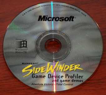 Microsoft SideWinder CD 1996